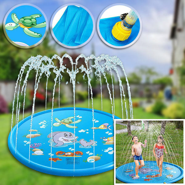 Wasserspielmatte mit Sprinklerfunktion