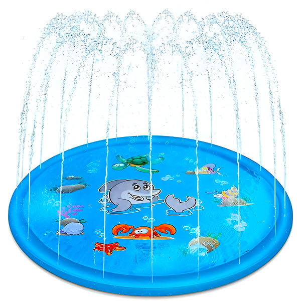 Wasserspielmatte mit Sprinklerfunktion
