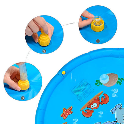 Wasserspielmatte mit Sprinklerfunktion