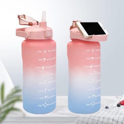 Wasserflaschen mit Motivationssprüchen (3er-Set)