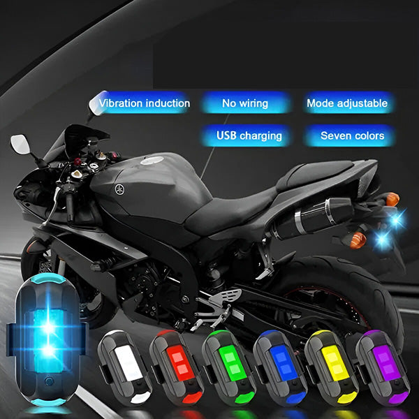 Kabellose LED-Blinklichter (2 Stk.)