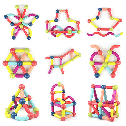 Lernspielzeug Magnet-Bausteine (42 Stk.)