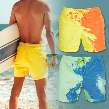 Badehose mit Farbwechseleffekt