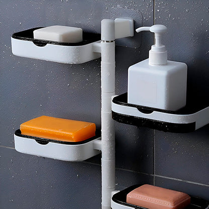 4-stufiges Badezimmeregal zur Wandmontage