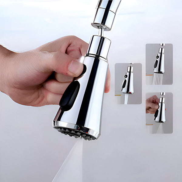 Flexibler Wasserhahn-Aufsatz