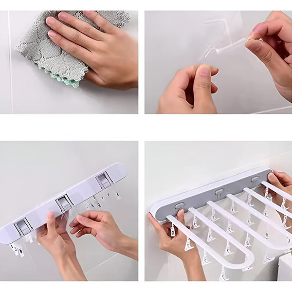 Praktisches Trocknungsgestell zum Umklappen