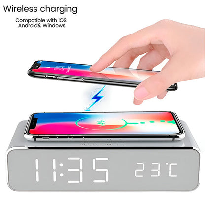 Praktisches 3-in-1 Ladegerät mit Display für Zeit & Temperatur