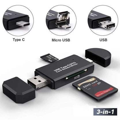 Universeller USB-C & Micro-USB Kartenleser