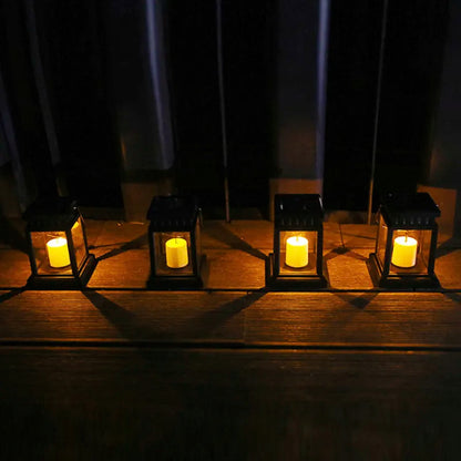 Wetterfeste Outdoor-Kerzenlampe (4 Stk.)