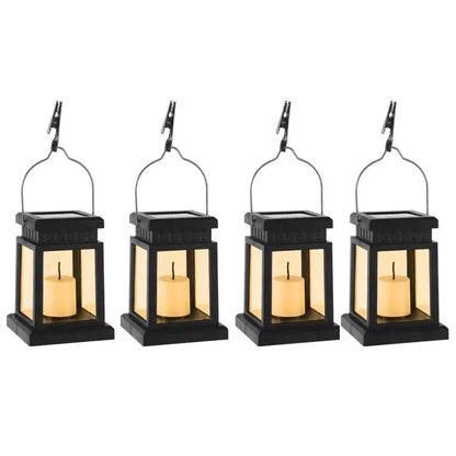 Wetterfeste Outdoor-Kerzenlampe (4 Stk.)