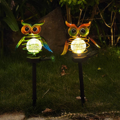 Wasserdichte Eulenlampe für Gartenwege
