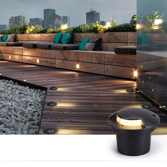 Begehbare LED-Einbauleuchte für Garten & Terrasse