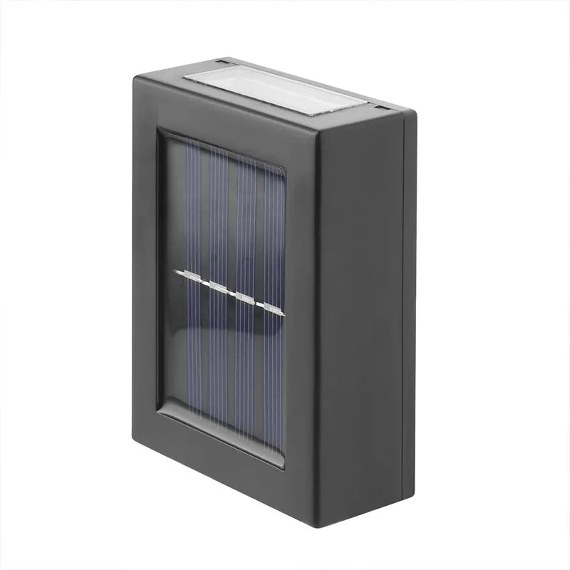 Kompakte Solar-Wandleuchte für den Garten