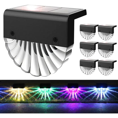 Solar Treppenlicht mit RGB-Farbwechsel (4 Stk.)