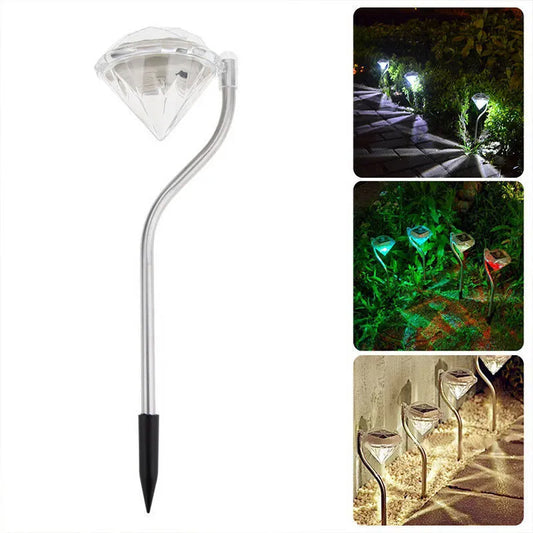 Funkelndes Gartenlicht in Diamantoptik