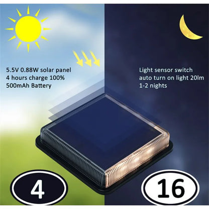 Solar-Bodenfliesenleuchte