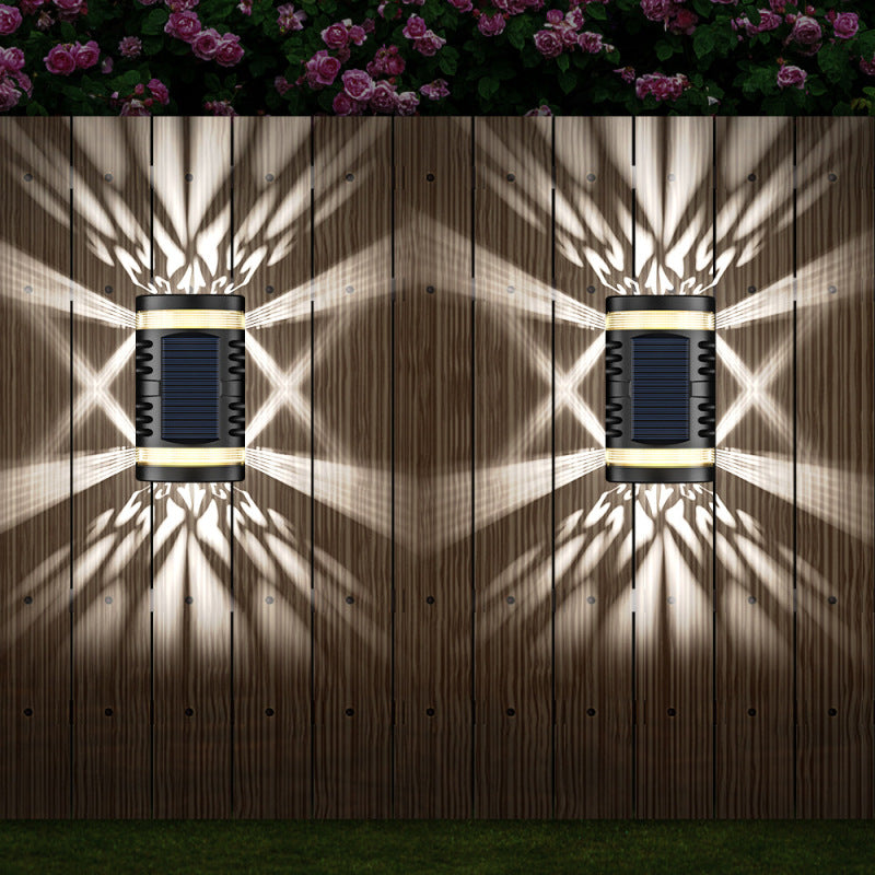 Praktische wasserdichte Solar-Wandleuchte für Garten & Außenbereich