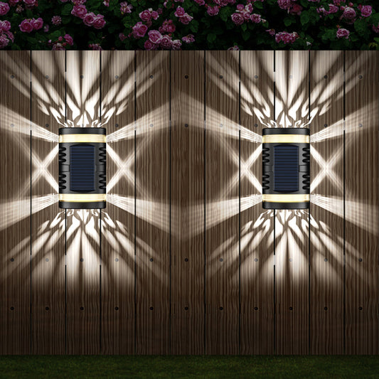 Praktische wasserdichte Solar-Wandleuchte für Garten & Außenbereich