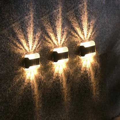 Wasserdichte Solar-Wandleuchte für Hof und Terrasse (4 Stk.)