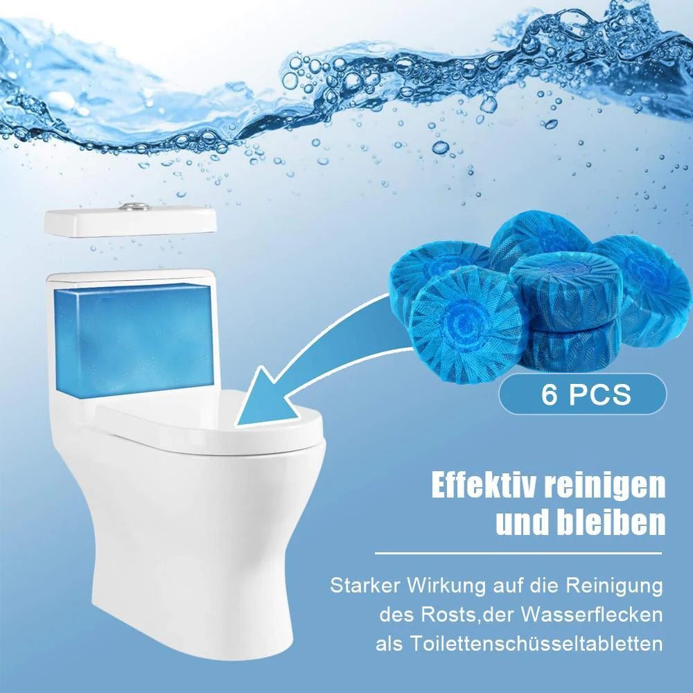 Selbstreinigende WC-Tabs für langanhaltende Frische (10 Stk.)