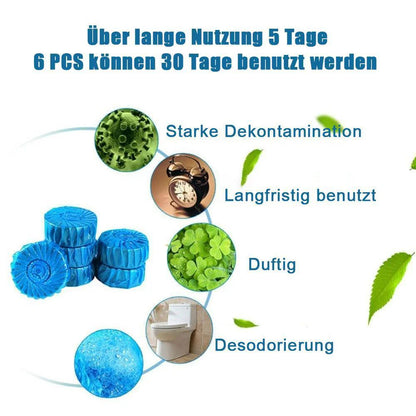 Selbstreinigende WC-Tabs für langanhaltende Frische (10 Stk.)