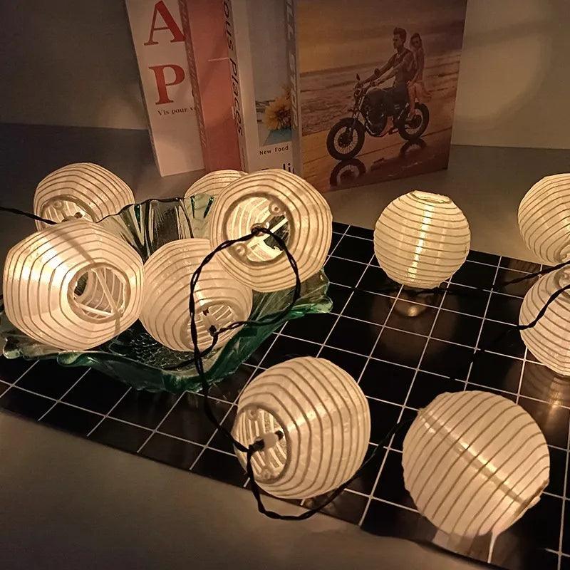 Kreative Solar-Lichterkette aus Stoff