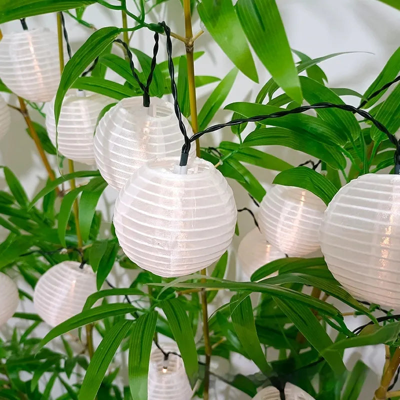 Kreative Solar-Lichterkette aus Stoff