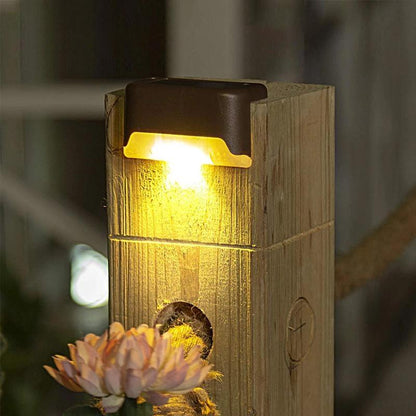 Solar-LED-Gartenleuchte mit Bewegungsmelder (4 Stk.)