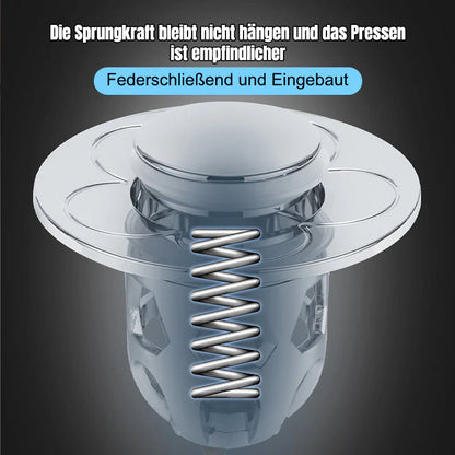 Flexibler Abflussstopfen für alle Waschbecken