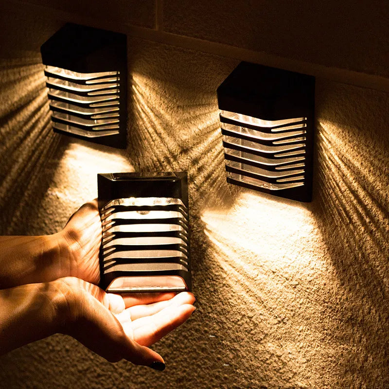 Solar Wandleuchte für stimmungsvolle Gartenbeleuchtung