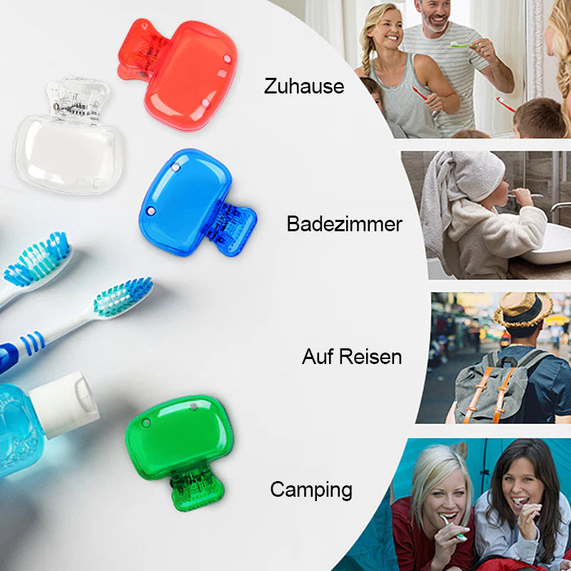 Hygienische Zahnbürstenbox für Reisen